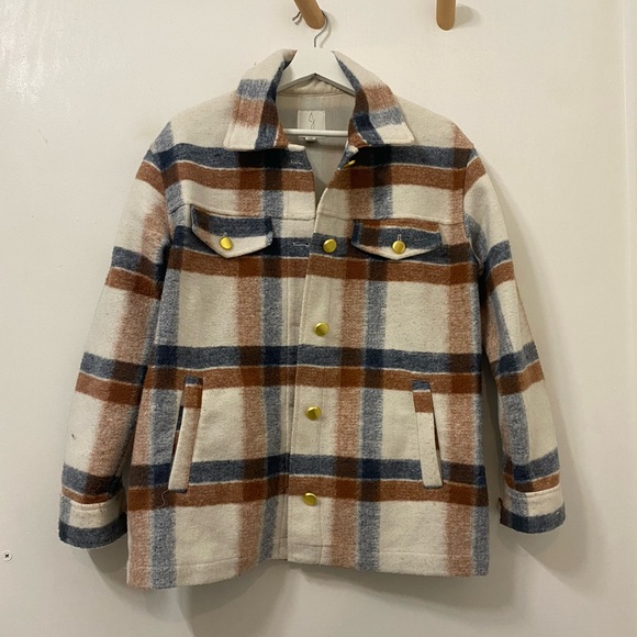 Joie - Women’s size Small: plaid jacket/shacket - Picture 1 of 3